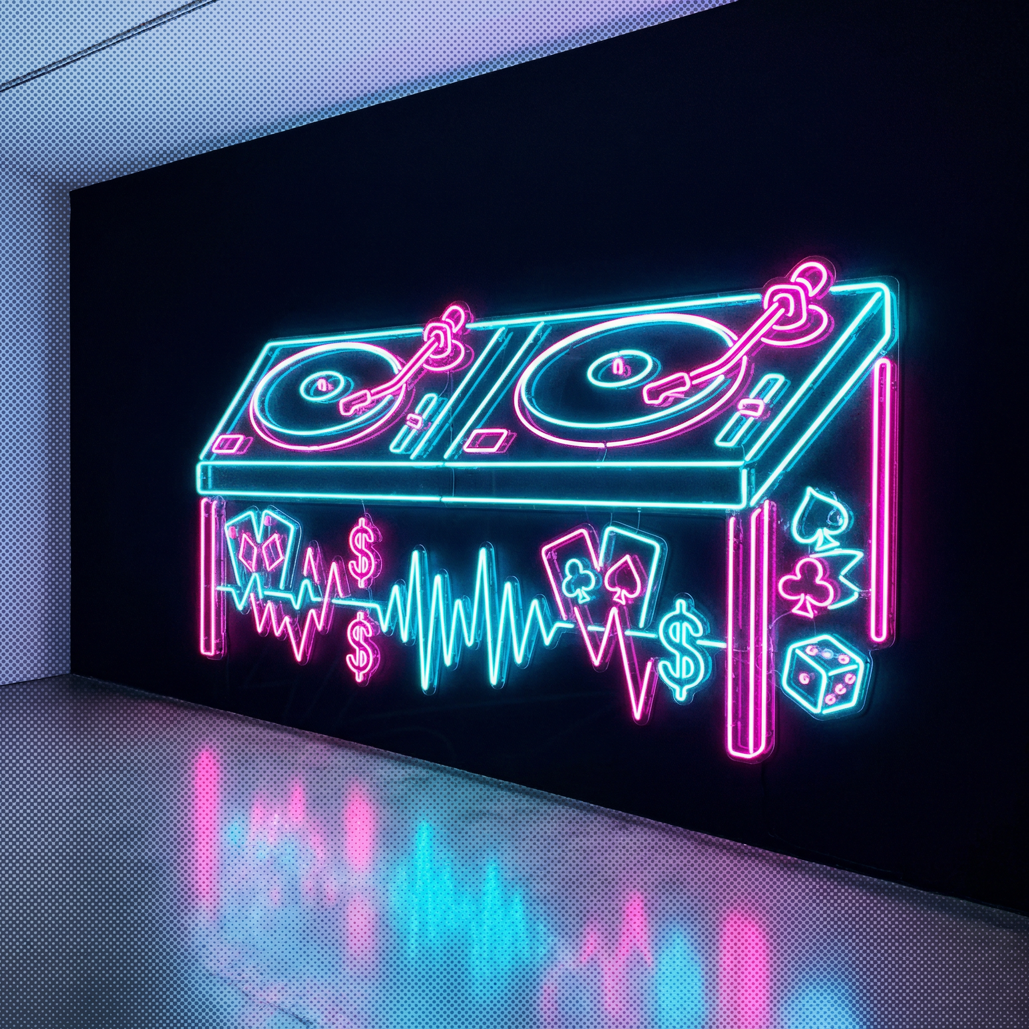 壹号娱乐 - 霓虹DJ转盘艺术