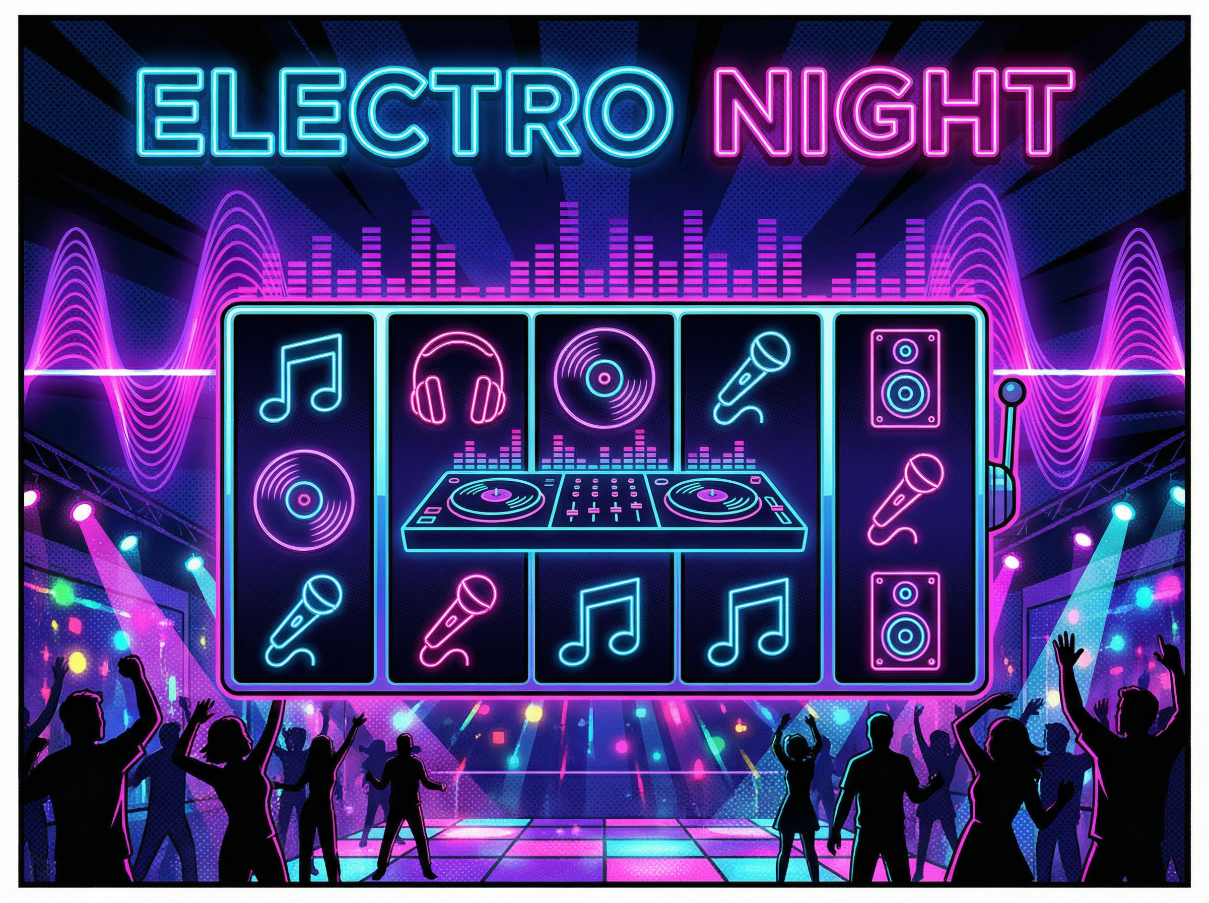 壹号娱乐 - 电音之夜老虎机游戏